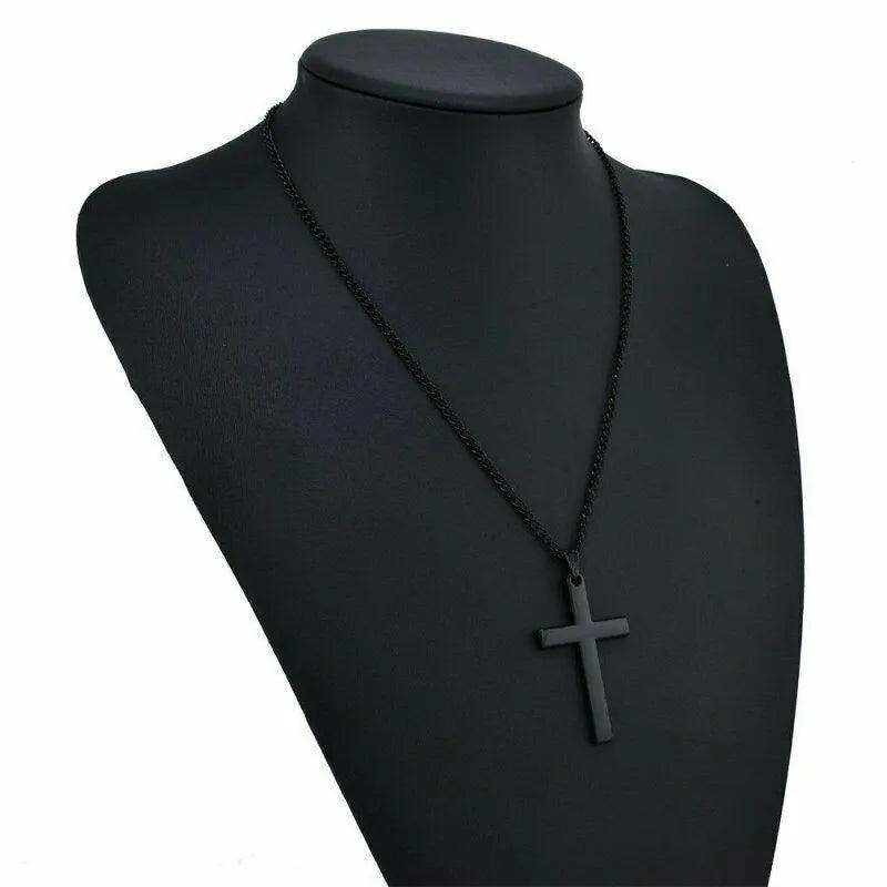 Simple Necklace for Women Men Cross Pendant Chains Fashion Jewelry - Leo’s Look Your Best 