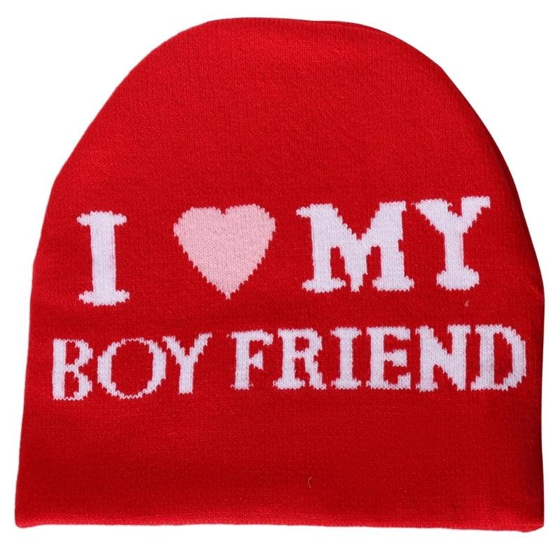 50JB Popular Couples Hat Letter Beanies Hat Unisex Girl Winter Autumn Hat Warm Pullover Hat Breathable Skull Hat - Leo’s Look Your Best 