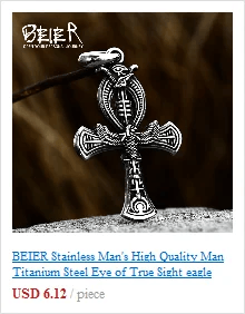 Men's Stainless Steel Crucifix Eastern Orthodox Pendant Chain Necklace Jewelry BP8-515 - Leo’s Look Your Best 