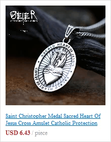 Men's Stainless Steel Crucifix Eastern Orthodox Pendant Chain Necklace Jewelry BP8-515 - Leo’s Look Your Best 