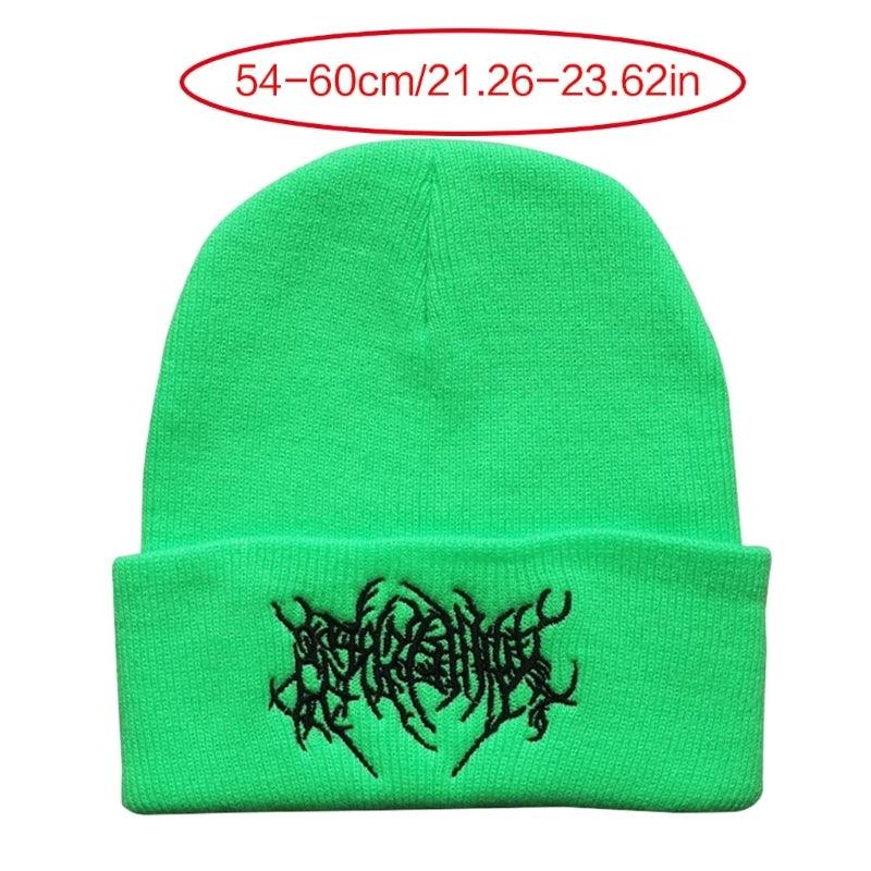 InsStyle Knitting Beanie Hat Handmade Skull Hat Unisex Couple Hat Unisex Breathable Pullover Hat for Outdoor Drop Shipping - Leo’s Look Your Best 