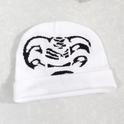 New Men's Knit Beanies Hat Wool Cap European American Hip-Hop rattlesnake Knitted Hats Halloween Funny Pullover Brimless Bonnet - Leo’s Look Your Best 