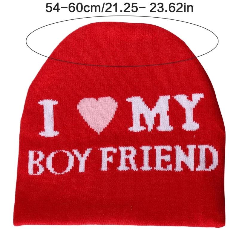 50JB Popular Couples Hat Letter Beanies Hat Unisex Girl Winter Autumn Hat Warm Pullover Hat Breathable Skull Hat - Leo’s Look Your Best 