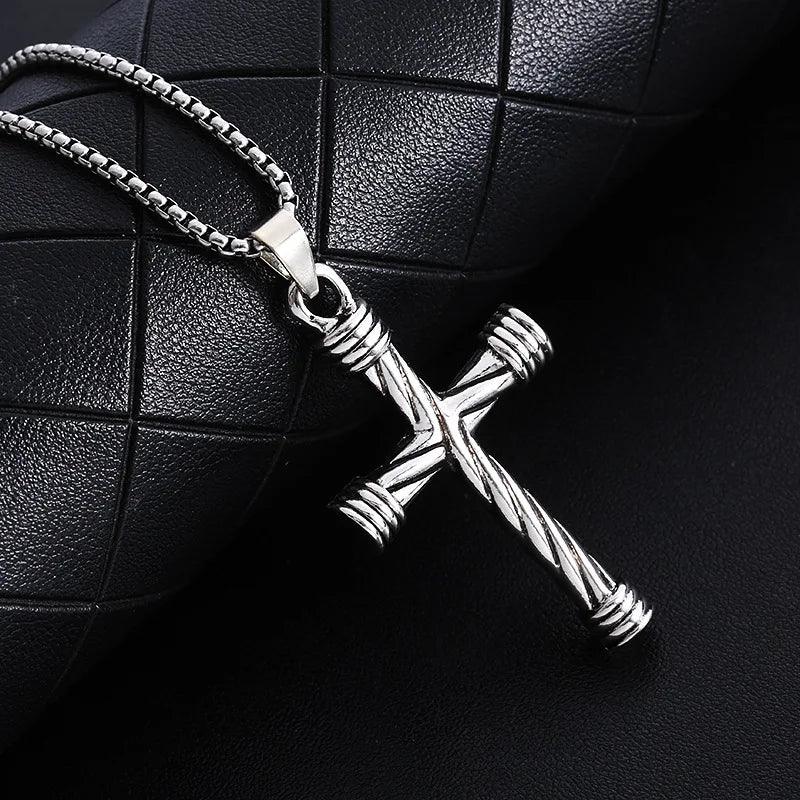 2022 Classic Necklace for Men Fashion Stainless Steel Pendant Black Minimalist Chain Necklace Punk Friendship Jewelry Gift - Leo’s Look Your Best 