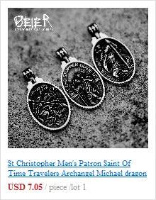 Men's Stainless Steel Crucifix Eastern Orthodox Pendant Chain Necklace Jewelry BP8-515 - Leo’s Look Your Best 