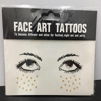 New Freckles Stickers Tattoo on Face Festival Accessories Glitter Bright Face Art Tattoo Sticker Face Jewels Gemsface Decoration - Leo’s Look Your Best 