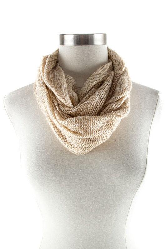 TWO TONED INFINITY SCARF - Leo’s Look Your Best