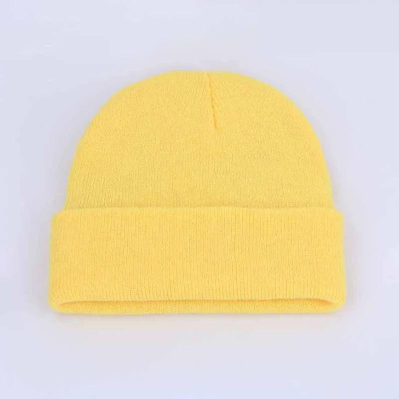 Winter Hats for Woman New Beanies Knitted Fluorescent Cute Hat Girls Autumn Female Beanie Caps Warmer Bonnet Ladies Casual Cap - Leo’s Look Your Best 