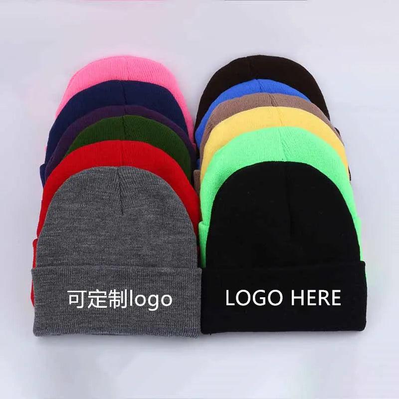 Winter Hats for Woman New Beanies Knitted Fluorescent Cute Hat Girls Autumn Female Beanie Caps Warmer Bonnet Ladies Casual Cap - Leo’s Look Your Best 