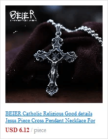 Men's Stainless Steel Crucifix Eastern Orthodox Pendant Chain Necklace Jewelry BP8-515 - Leo’s Look Your Best 