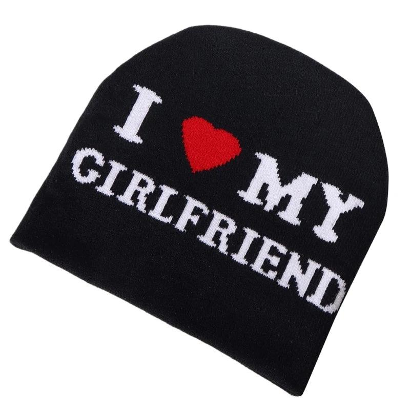 50JB Popular Couples Hat Letter Beanies Hat Unisex Girl Winter Autumn Hat Warm Pullover Hat Breathable Skull Hat - Leo’s Look Your Best 