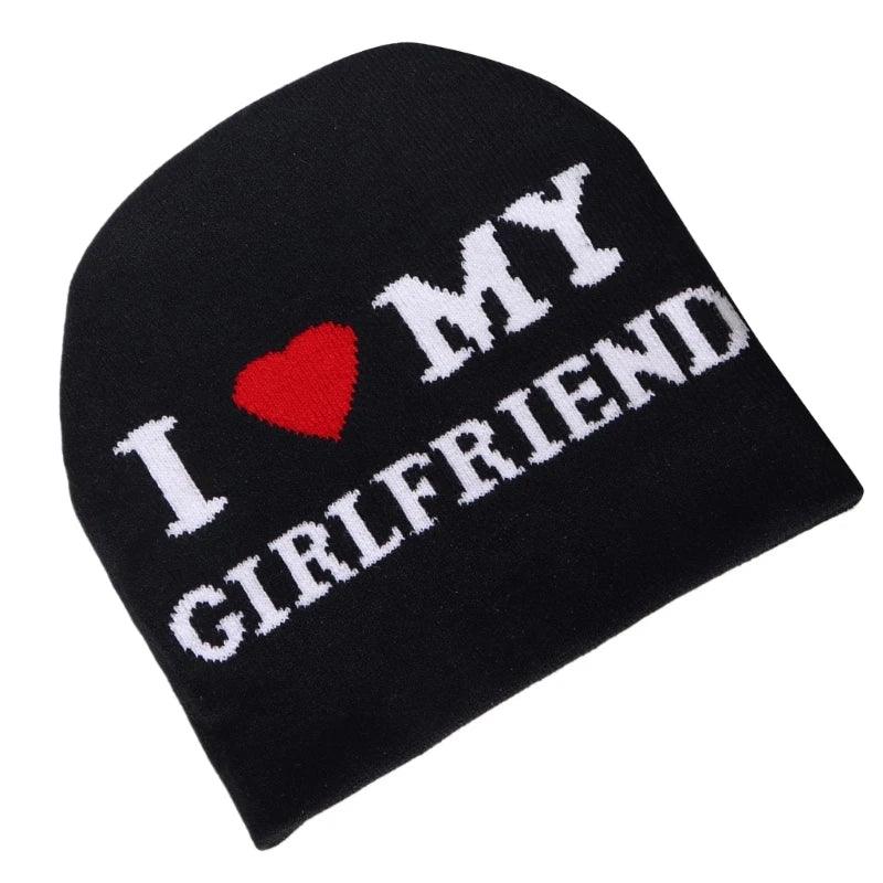 50JB Popular Couples Hat Letter Beanies Hat Unisex Girl Winter Autumn Hat Warm Pullover Hat Breathable Skull Hat - Leo’s Look Your Best 