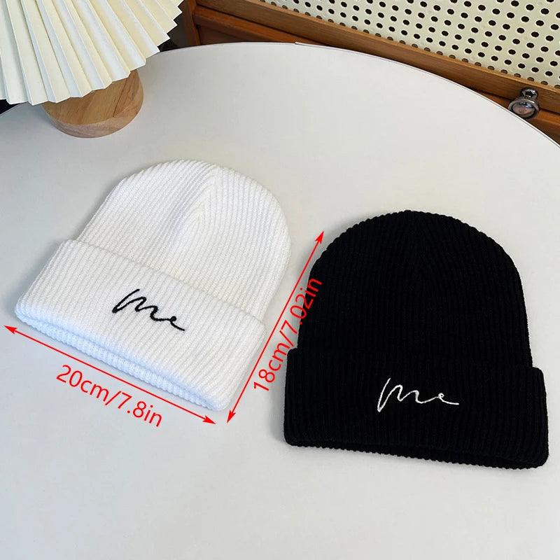 Winter Hats For Unisex Beanies Knitted Solid Cute Hat Lady Autumn Female Beanie Caps Warmer Bonnet Men Casual Cap - Leo’s Look Your Best 