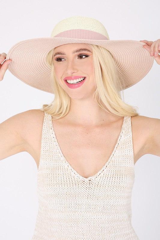 Ribbon Band Straw Hat - Leo’s Look Your Best