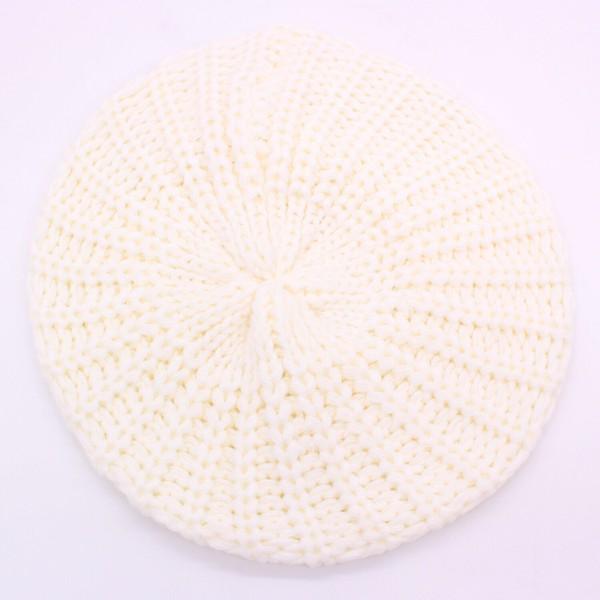 Knitted Cable Knit Fashion Beret - Leo’s Look Your Best